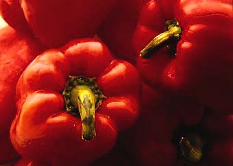 red peppers